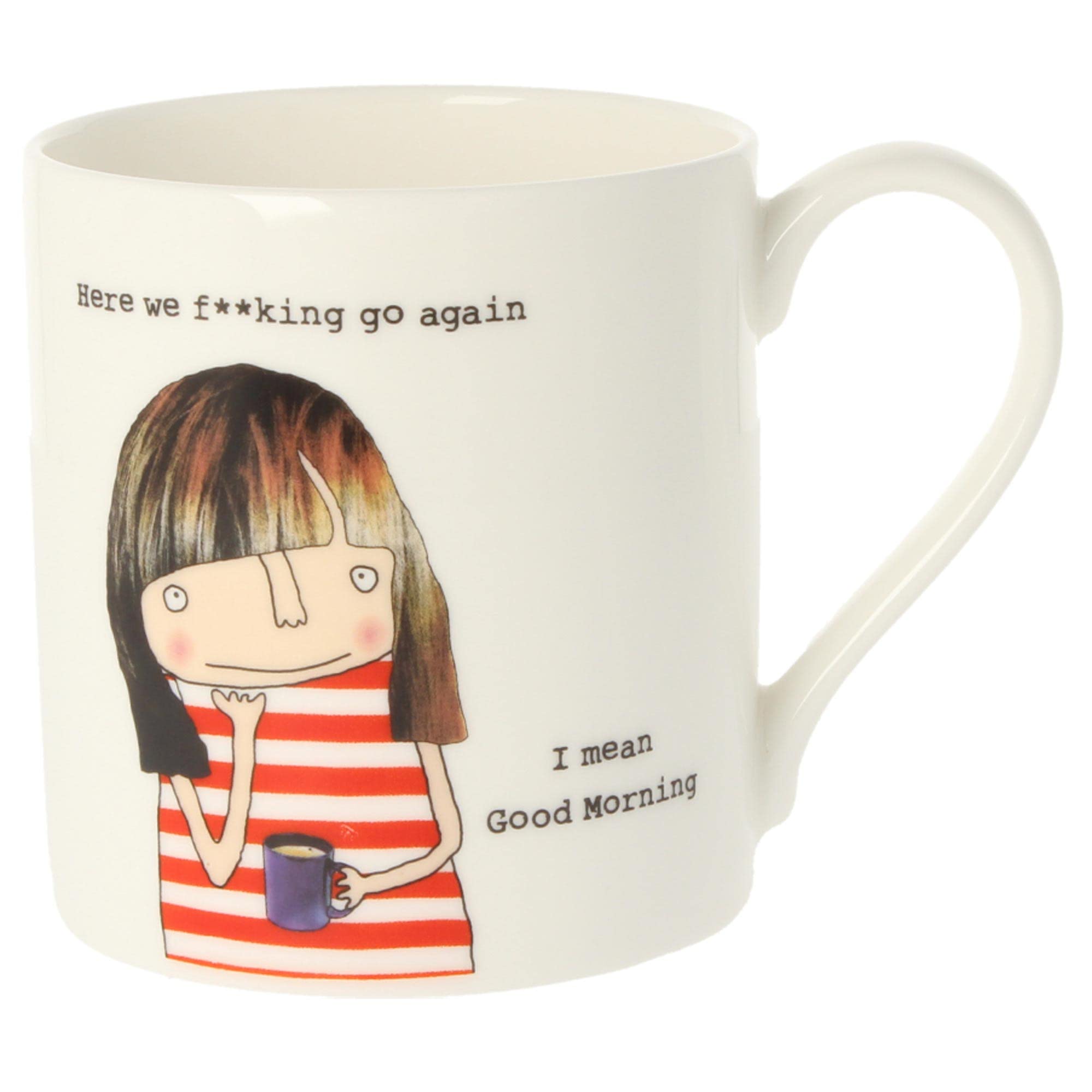 Rosie Made A Thing Good Morning Bone China Mug Gift Idea Her QRH52 QRH52
