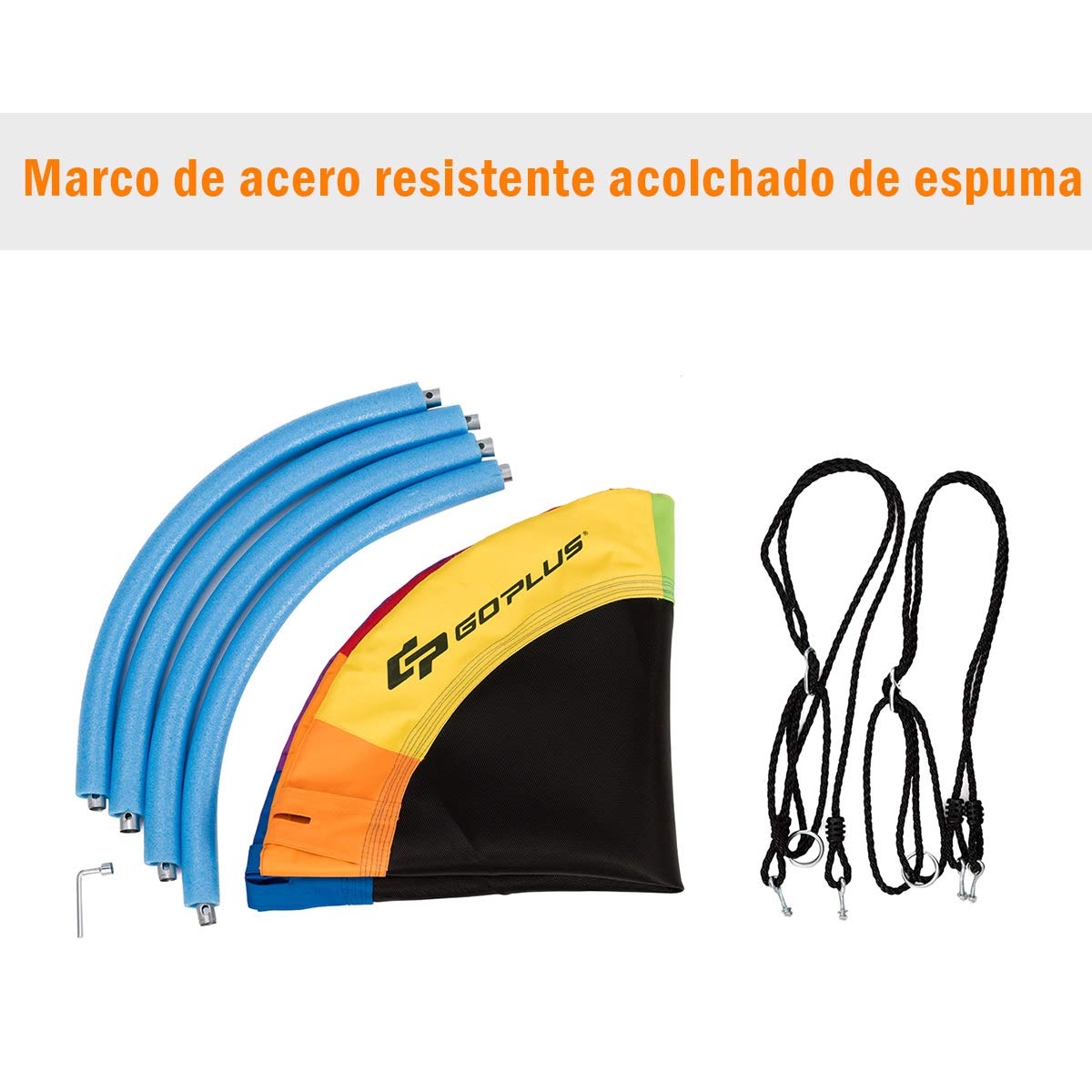 COSTWAY Columpio Nido Niños Columpio Redondo Diámetro 100cm Altura Ajustable Carga hasta 150 kg (Colorido)