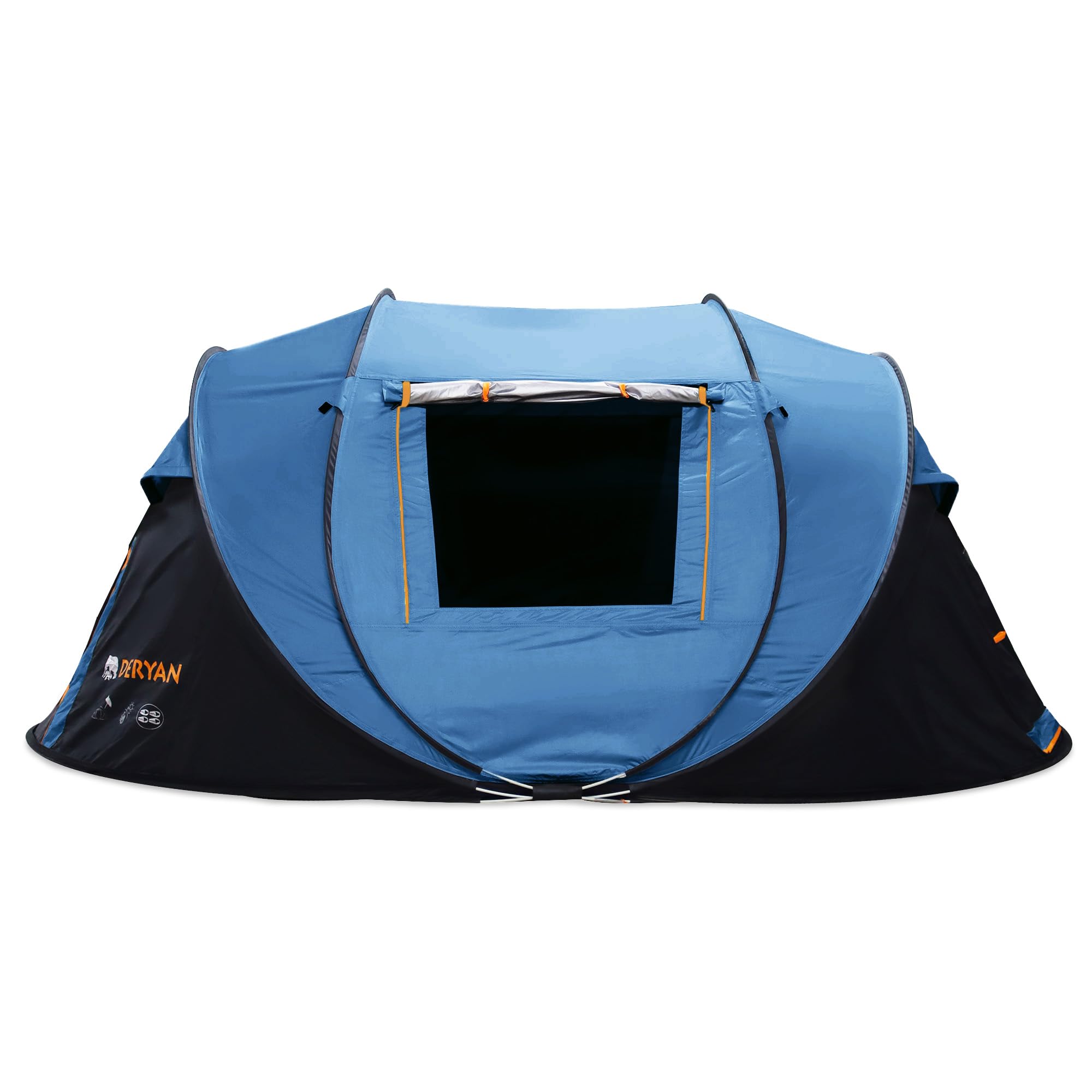 DERYAN Tenda pop-up per 4 persone, montaggio in 1 secondo, impermeabile