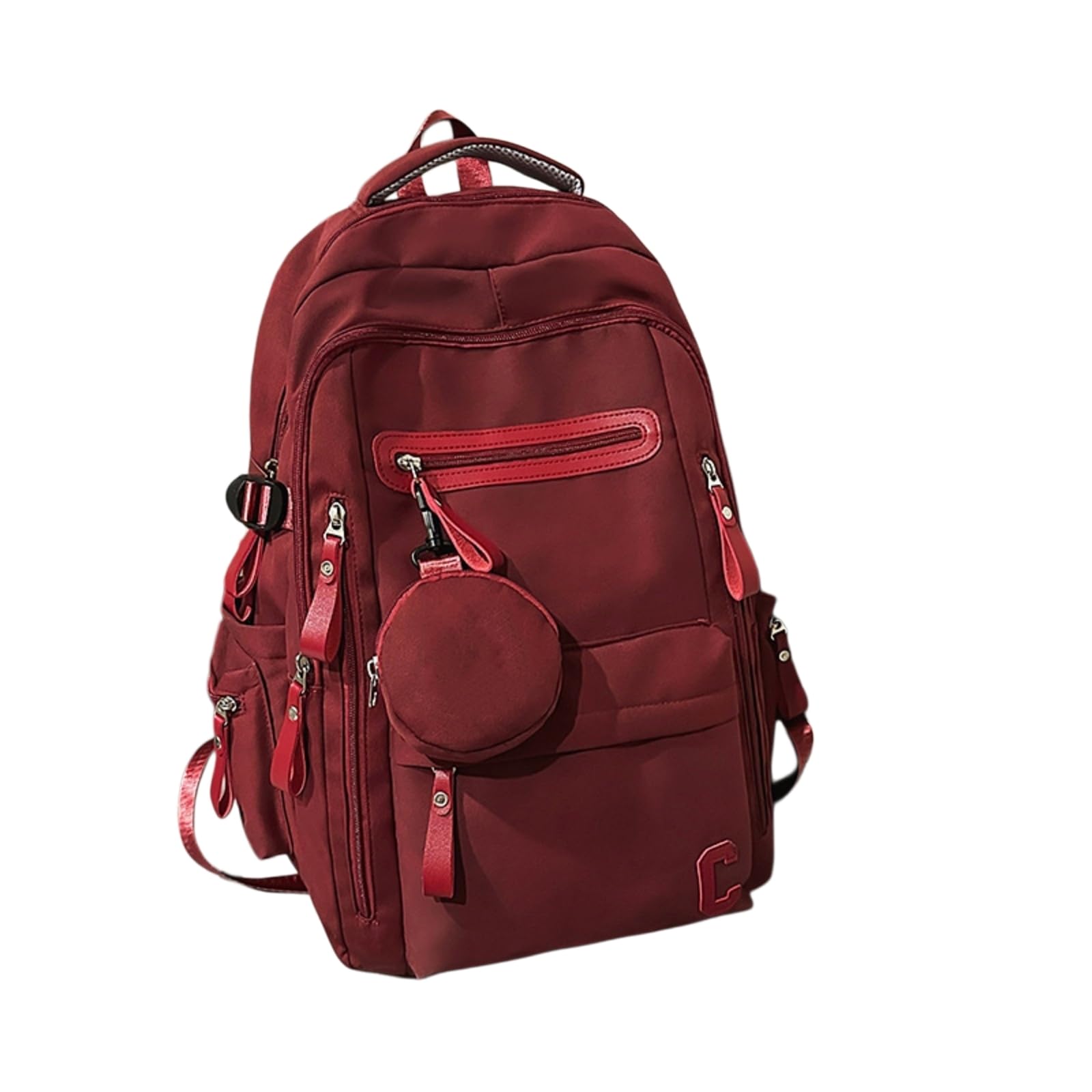 Zaino Nuovo da Donna Borsa Viaggio Femminile Zaini Scuola per Ragazze Adolescenti Libro Mochila Libro-White
