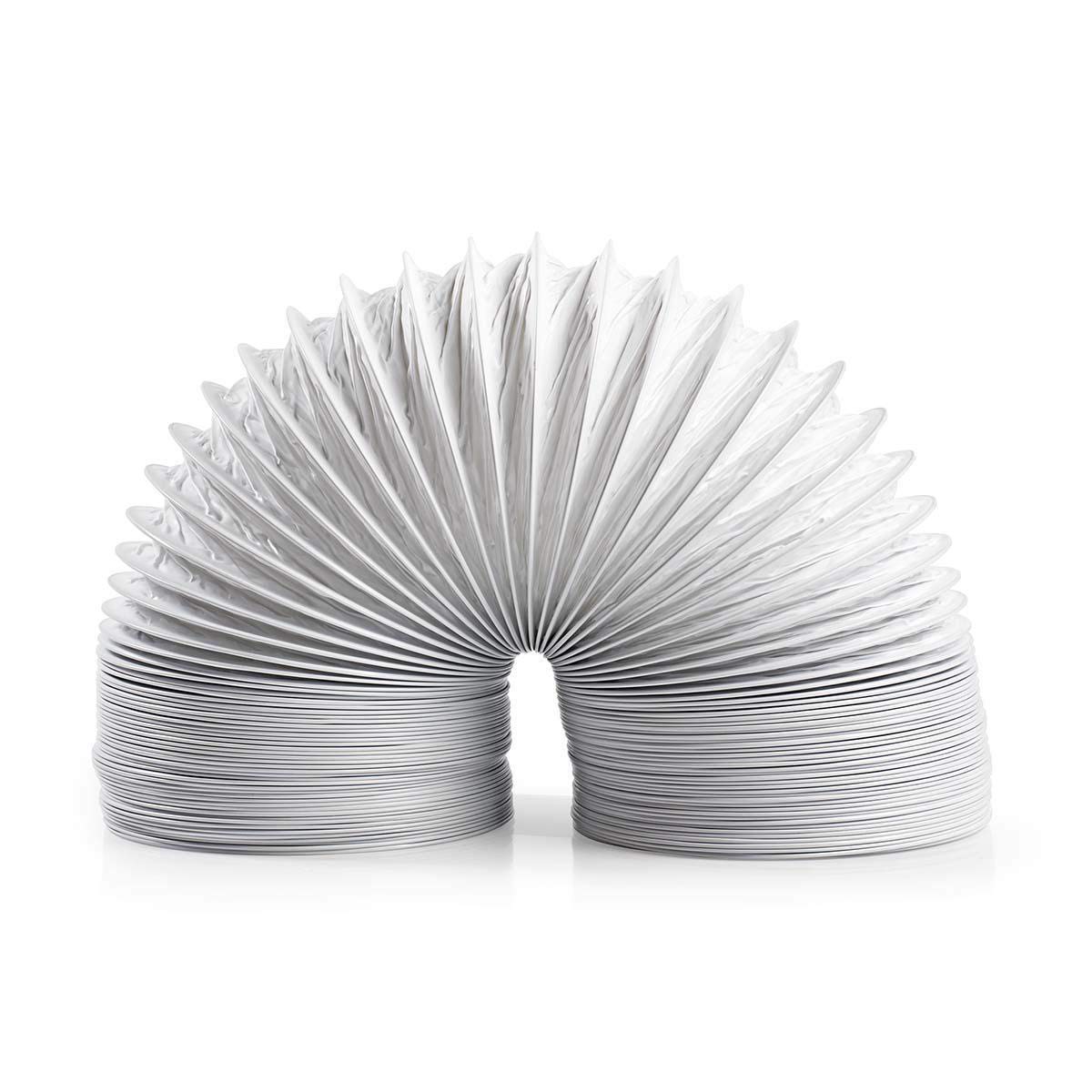 NEDIS PVC Air Outlet Hose Air Outlet Hose PVC | 127 mm | 6.00 m White 6.00 m, DRHO127WT60, Weiss