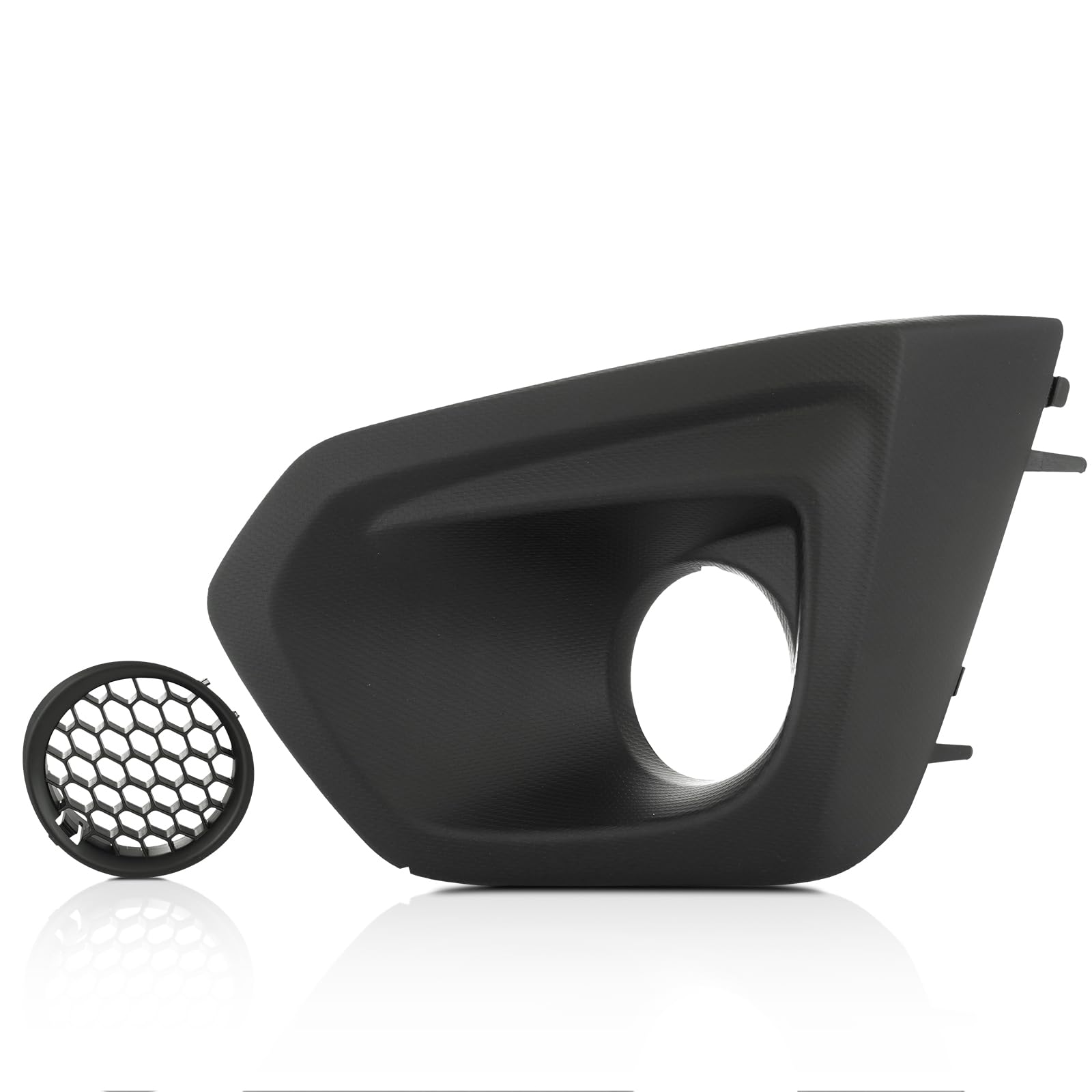 KARPAL Left Driver Side Fog Light Cover Bezel Fit for 2012 2013 2014 Subaru Impreza 57731FJ010+57731FG210