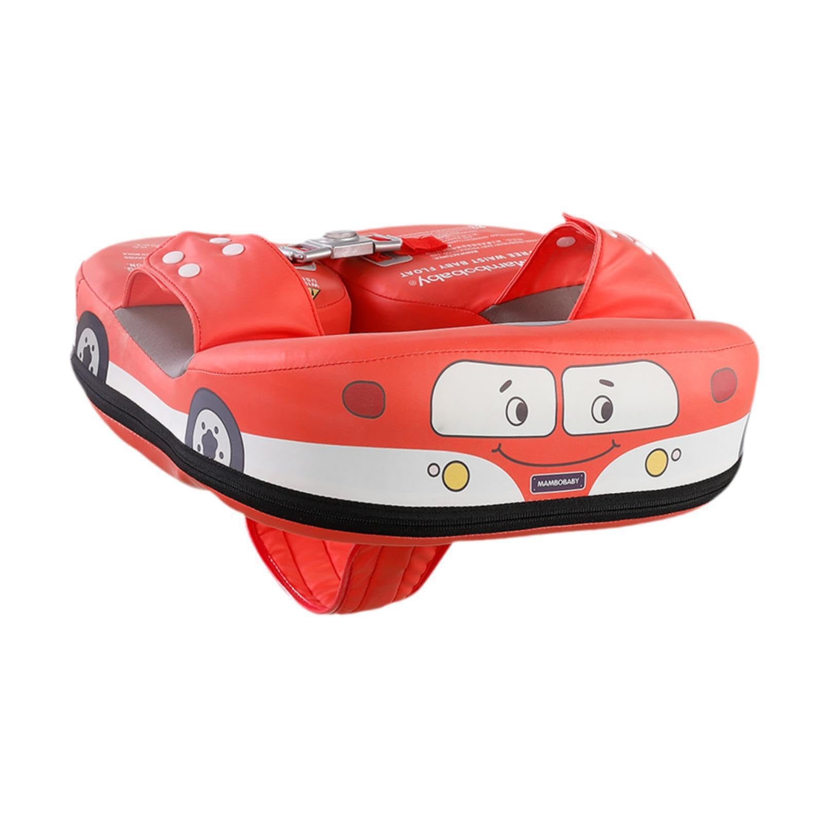 Salvagente per neonati con struttura robusta, non gonfiabile, comodo e sicuro, adatto per bambini dagli 8 ai 36 mesi, realizzato in PVC e pelle PU.