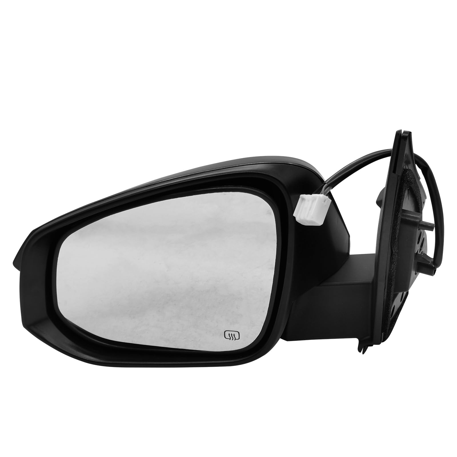 Photo 1 of **USED**WEIMUTUTU Left Driver Side Door Mirror Assembly Compatible with Toyota RAV4 2013 2014 2015 Power Glass Heated with Turn Signal Light Replaces TO1320310 Black (7 Pins)