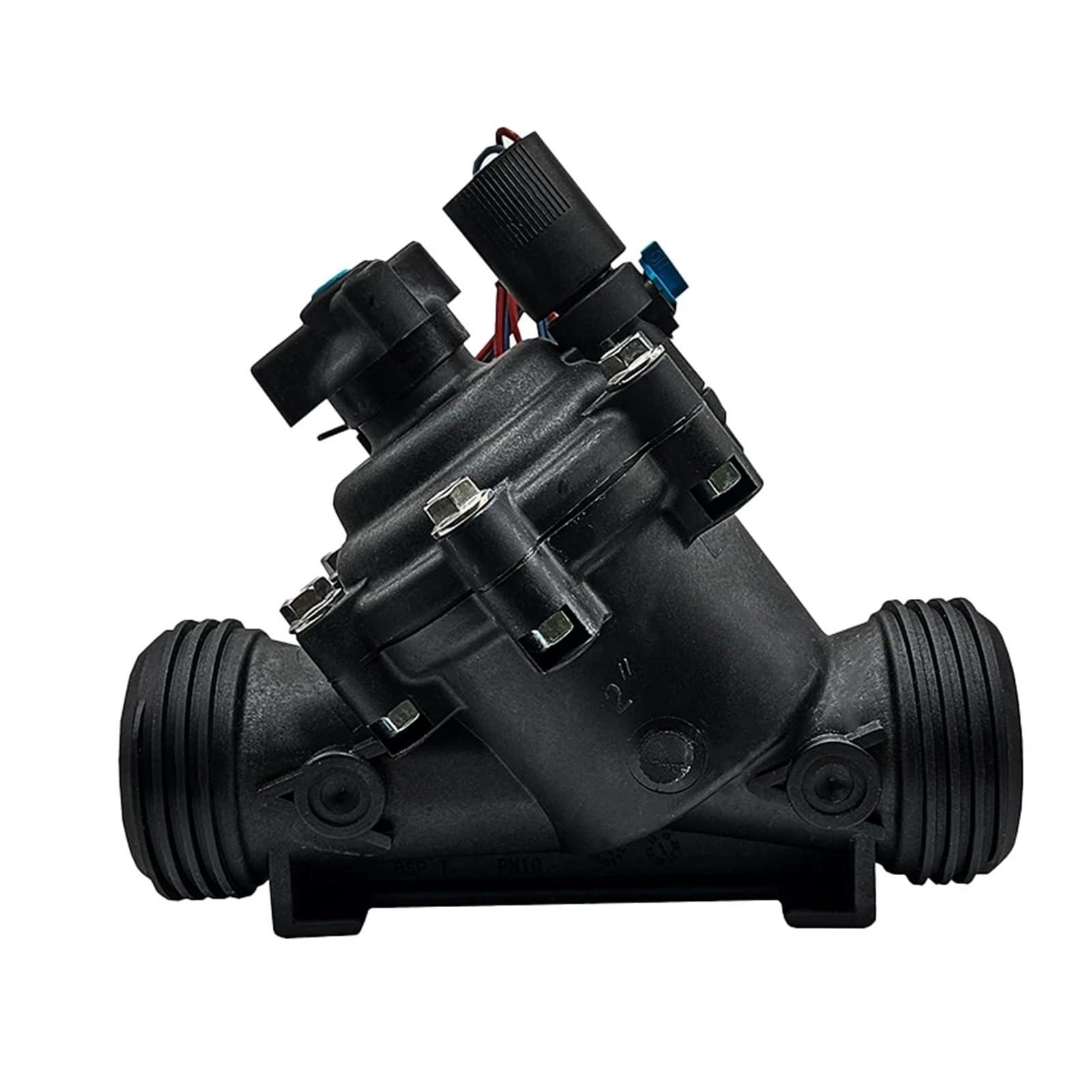 Elettrovalvola agricola da 5,1 cm, idraulica per irrigatore e irrigazione da giardino, 220 V 24 V 12 V, chiusura CC (6-20 V) per serre