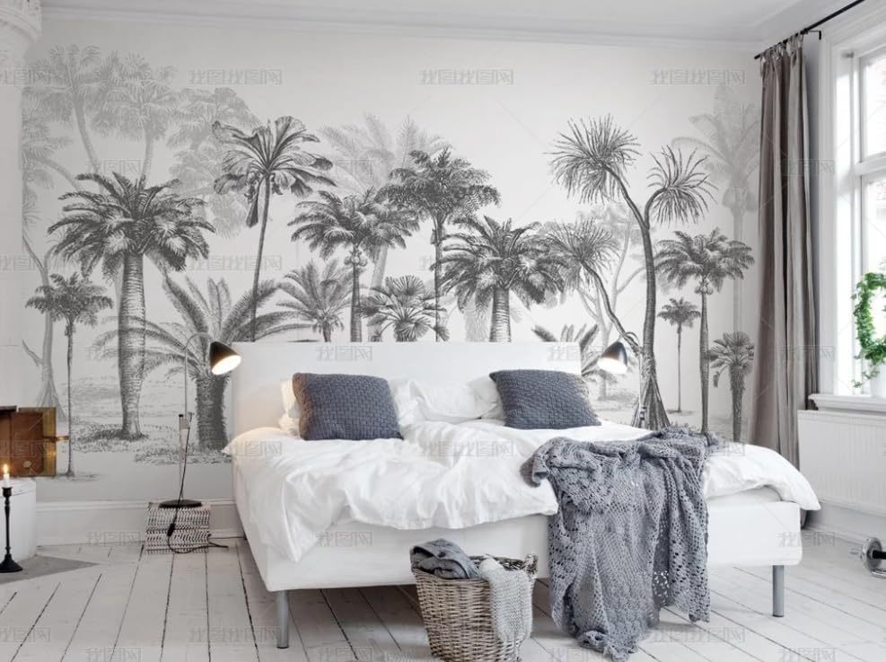 Papier peint intissé pour chambre et salon grand poster mural design croquis 350x256cm