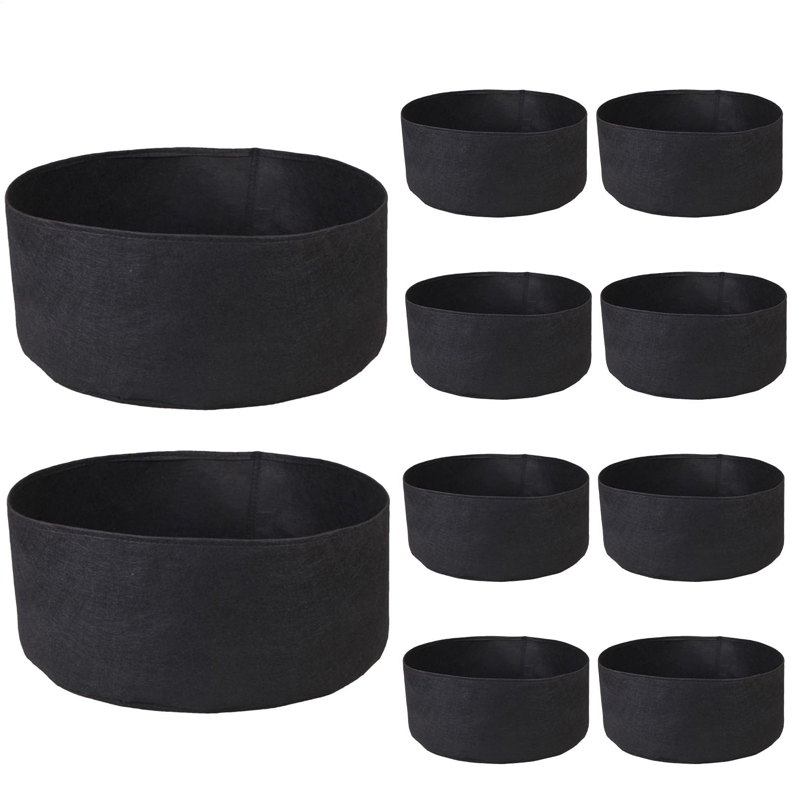 Bolsas De Cultivo 10 Piezas 10 Piezas Maceta para Tomates | Macetas De Fieltro Para Cultivo Para Tomate Patata Flor Fruta Raíz Fresa Invernadero Jardín Vivero Interior Hidropónico