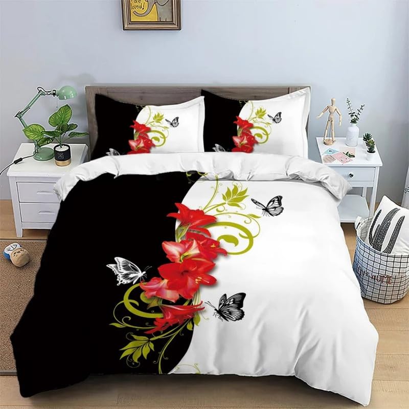 Funda nórdica 155x220cm de mariposas infantiles para renovar el cuarto de los niños
