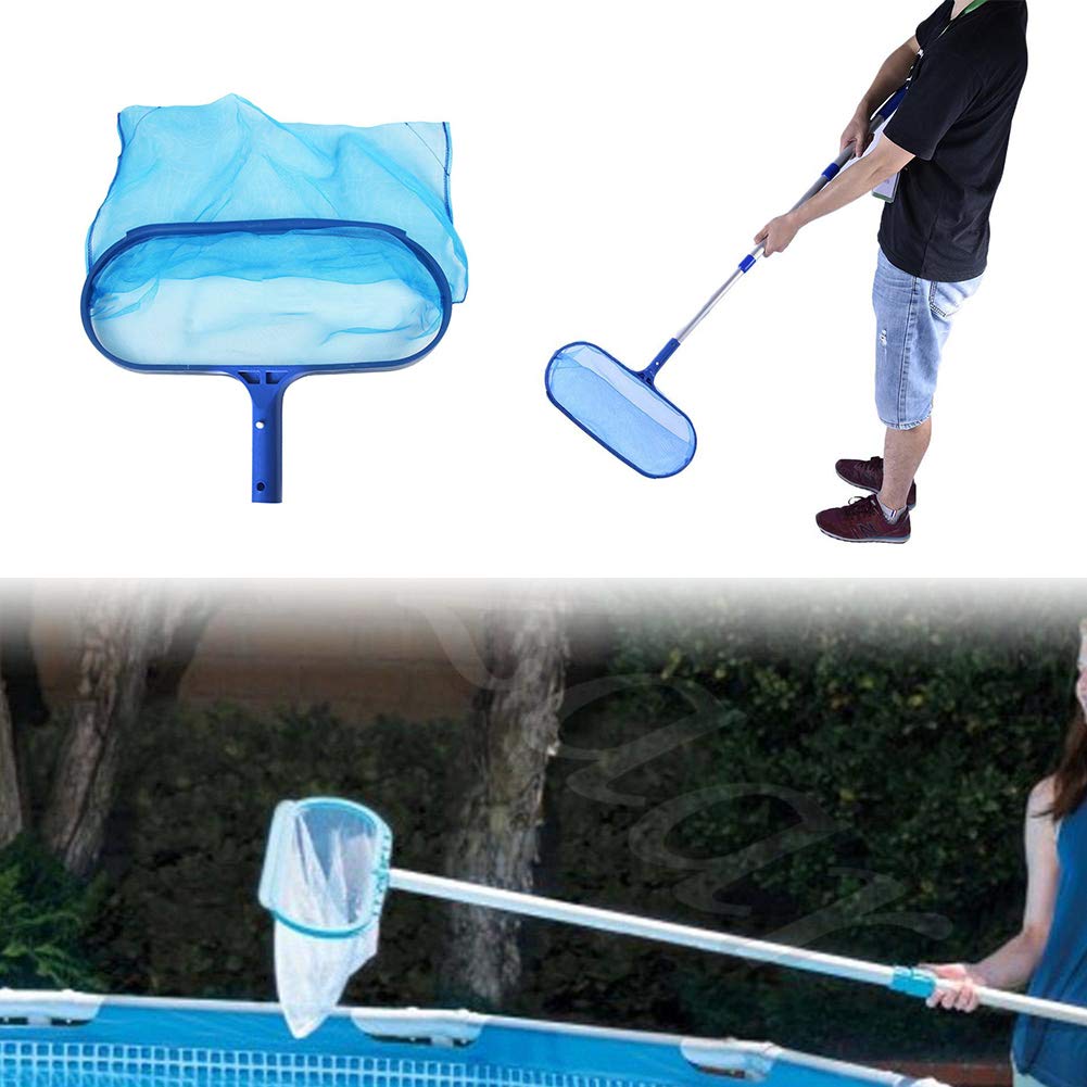 Brussels08 Random Deep-Bag Pool Rake Swimming Leaf Skimmer Net Fish Pond Leaf Trash Cleaning Mesh Netting Bag Basket For Removing Leaves & Debris From Swimming Pools, Spas And Fountains
