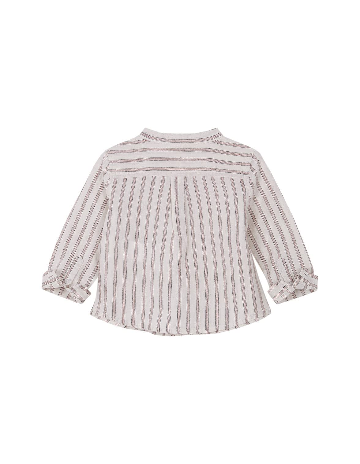 Gocco Camisa Rayas Marsala Bebés