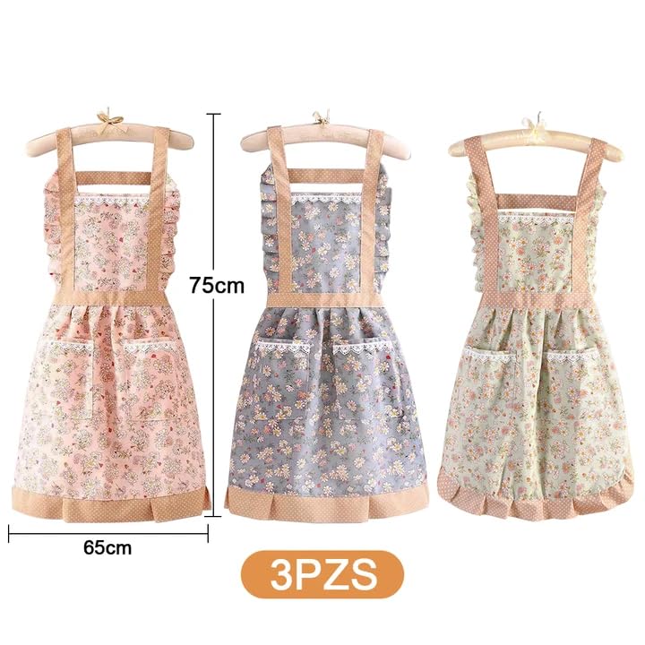 La Mejor Selección de Mandiles de Cocina para Mujer favoritos de las personas. 23 Imagen adicional