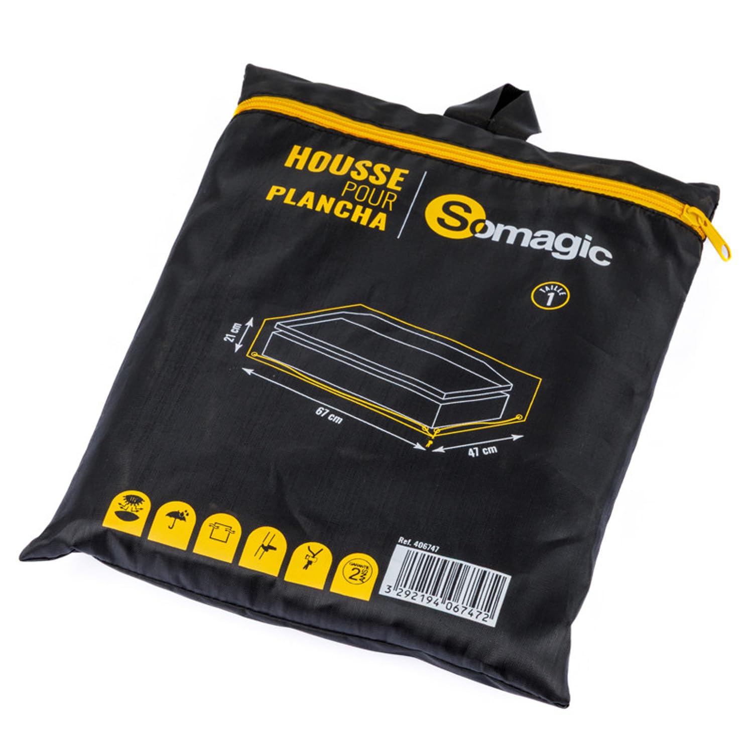 HOUSSE PLANCHA L67X l47 X H21CM