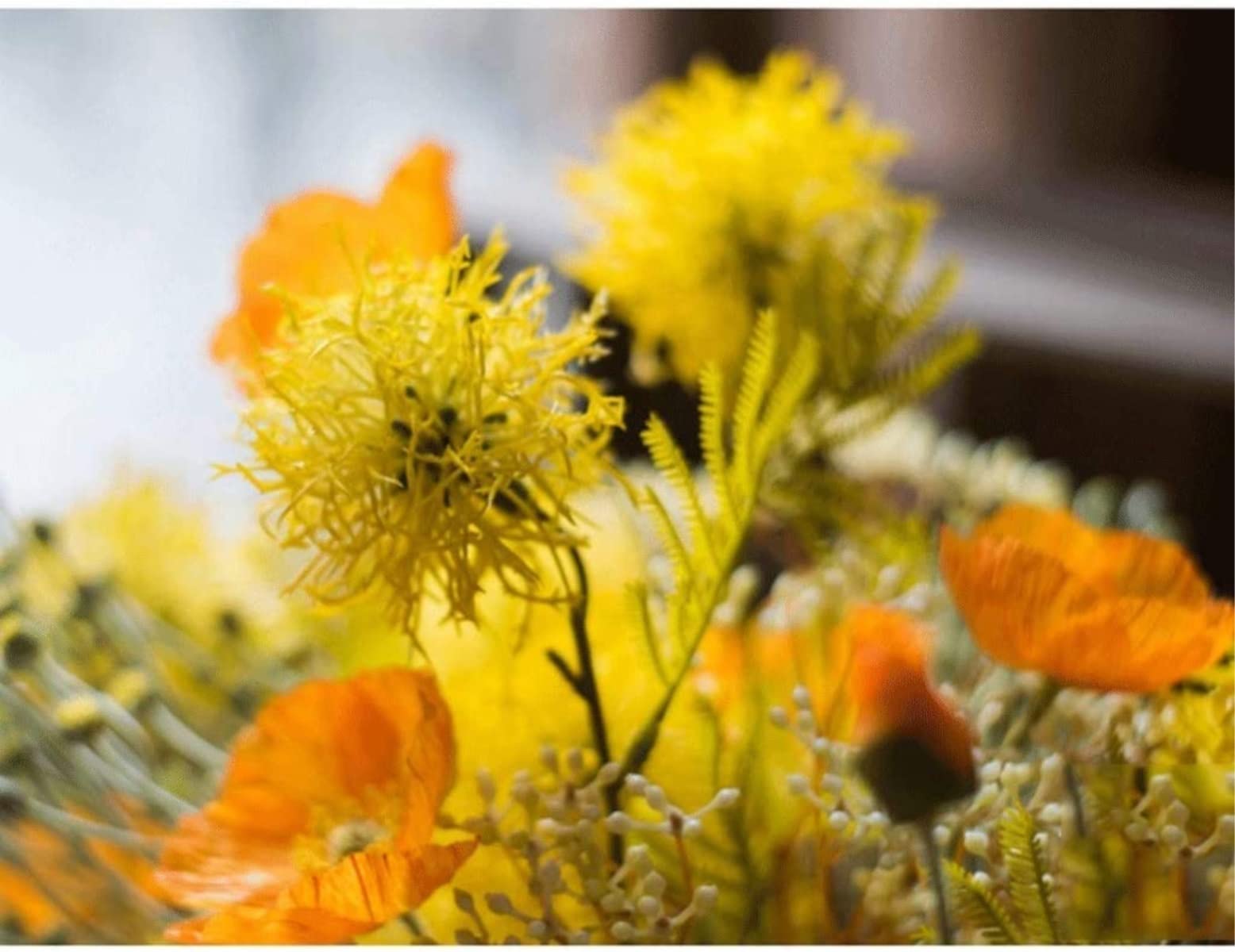 Künstliche Blumen Wunderschön Künstliche Blumen, Kunstblumen, Seide, Kunststoff, Blumenstrauß, Retro-Vasen-Set Für Dekorative Zwecke Künstliche Blumen wie Echt