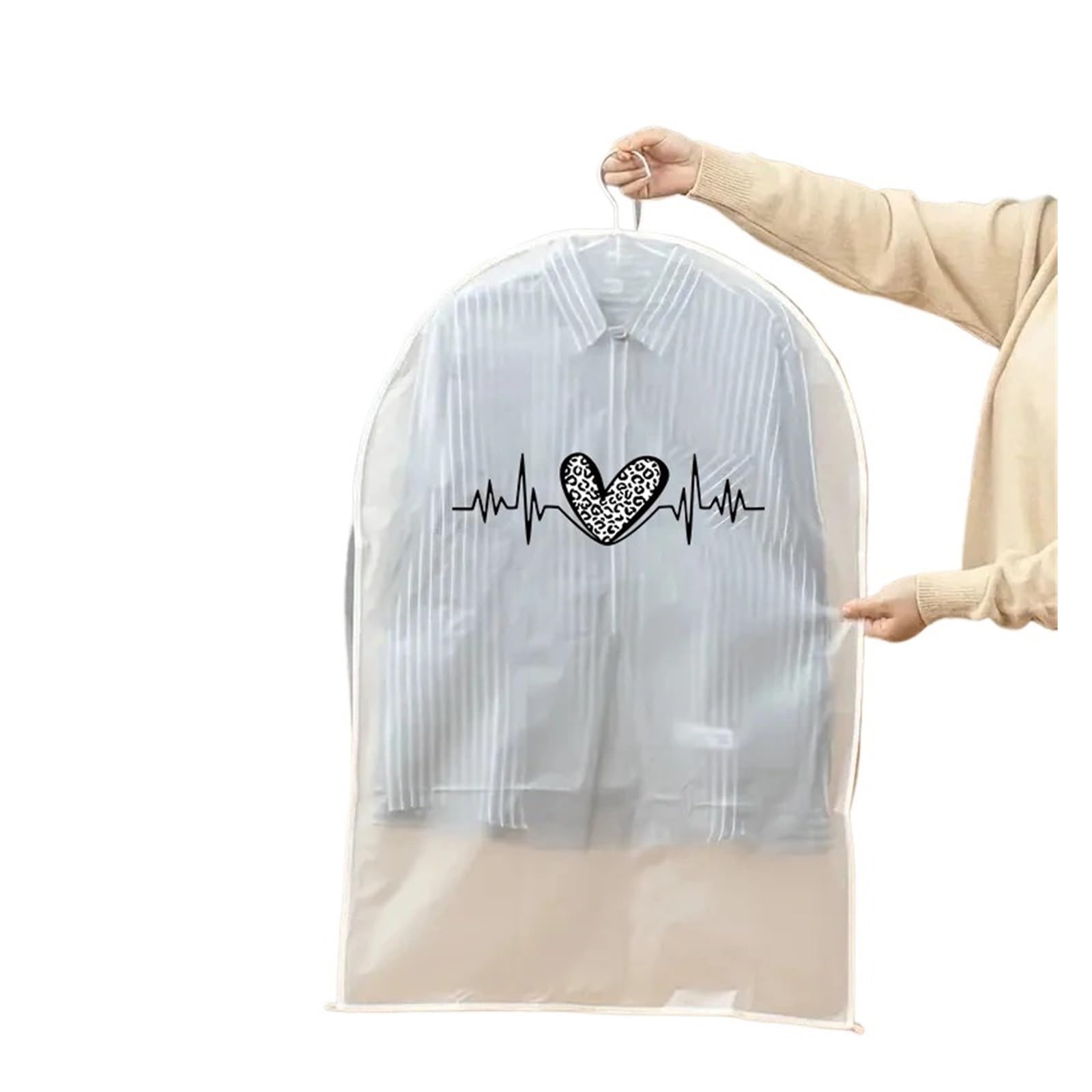 fundas para ropa 2/3/4/5 PCS Hanging Dustproof Garment Cover Washable Clothes Bag For Wedding Dress Suit Coat Closet Wardrobe Clothing Storage(60x120,3 PCS)