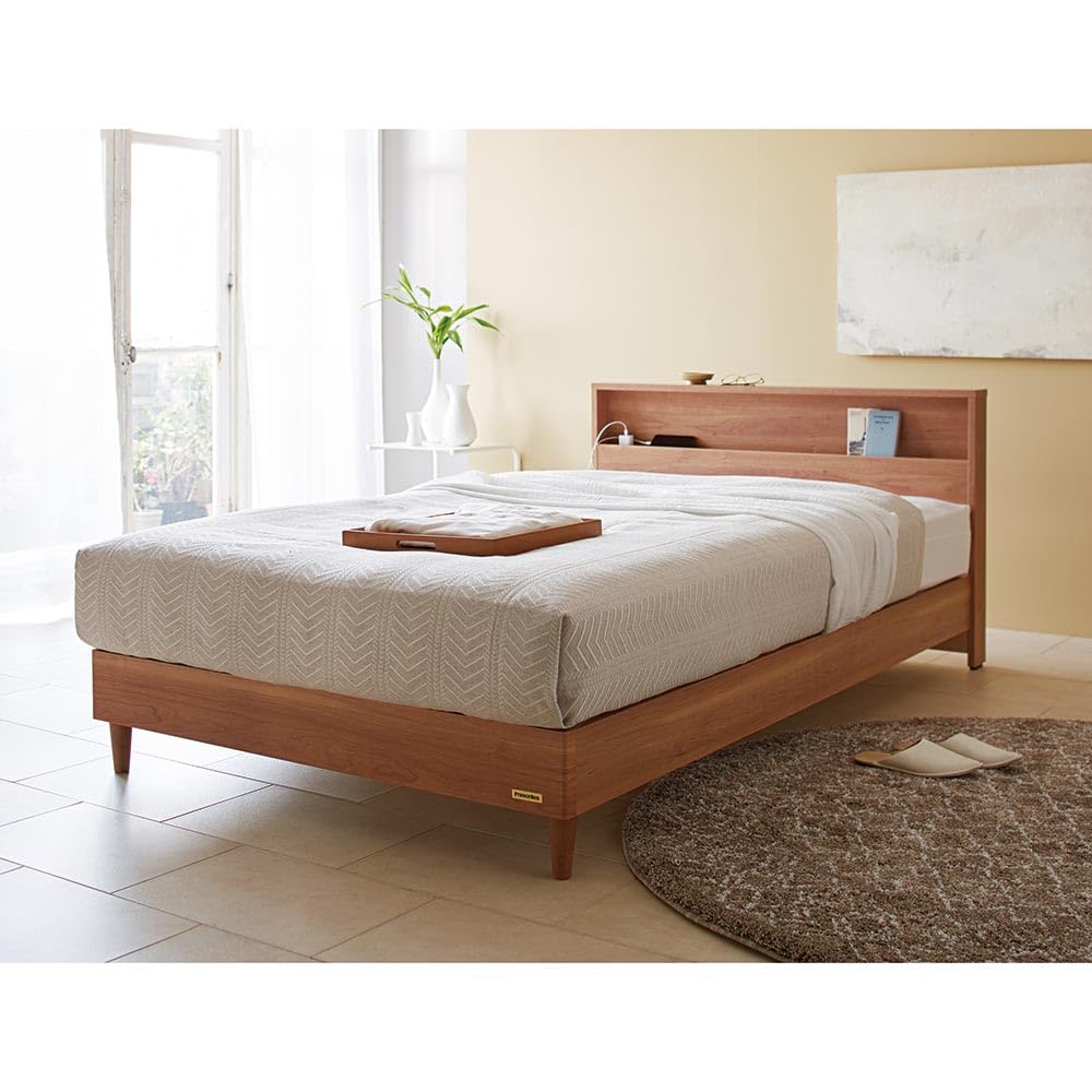 Amazon｜ディノス 木製ベッド シングルFrance Bed/フランス ベッド LED 