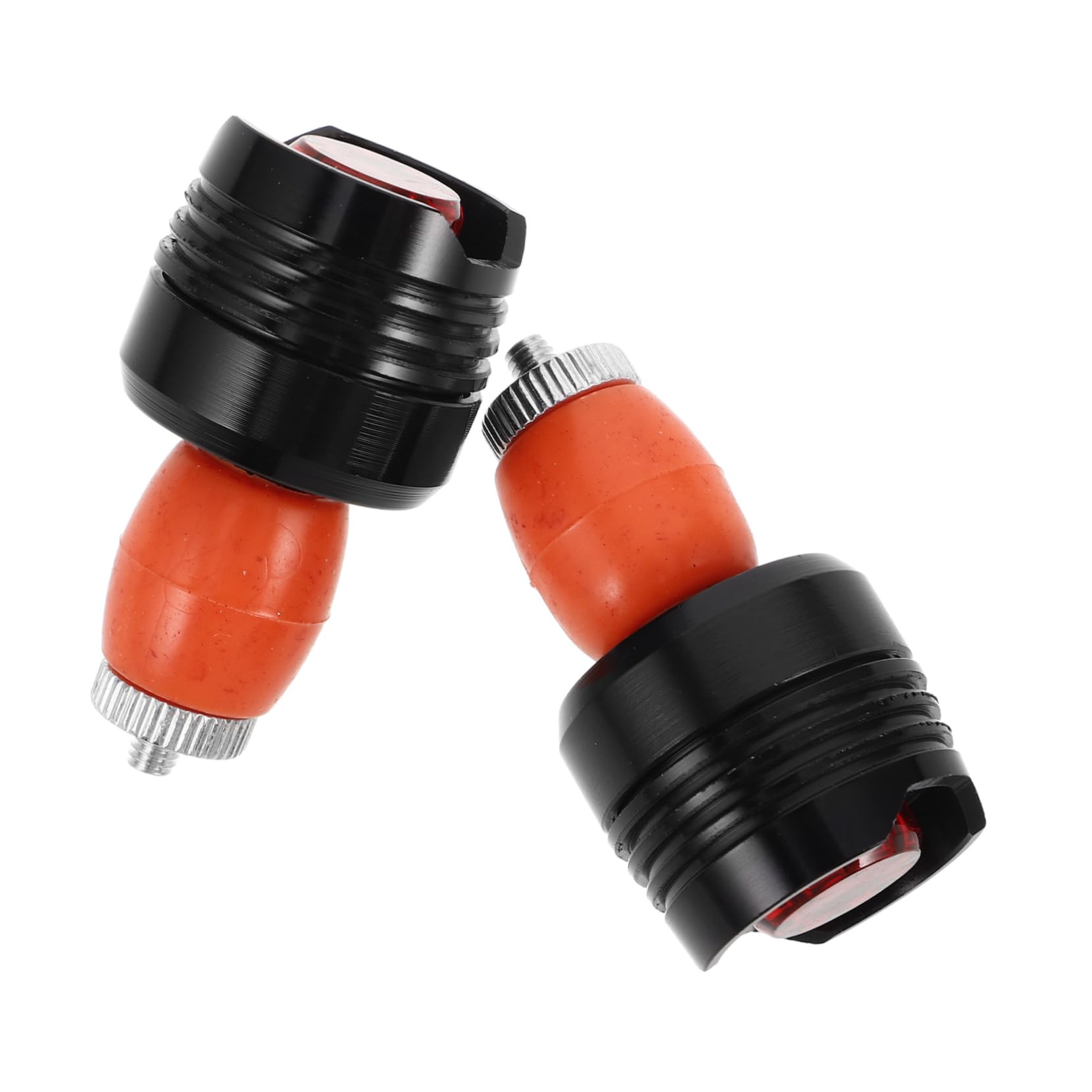 HEMOTON 1 Pair Bike Handlebar End Safety Light LED Turn Signal Lamp for Night Riding Durable Indicator Light with Multiple Flashing Modes for Mountain and Road Bicycles