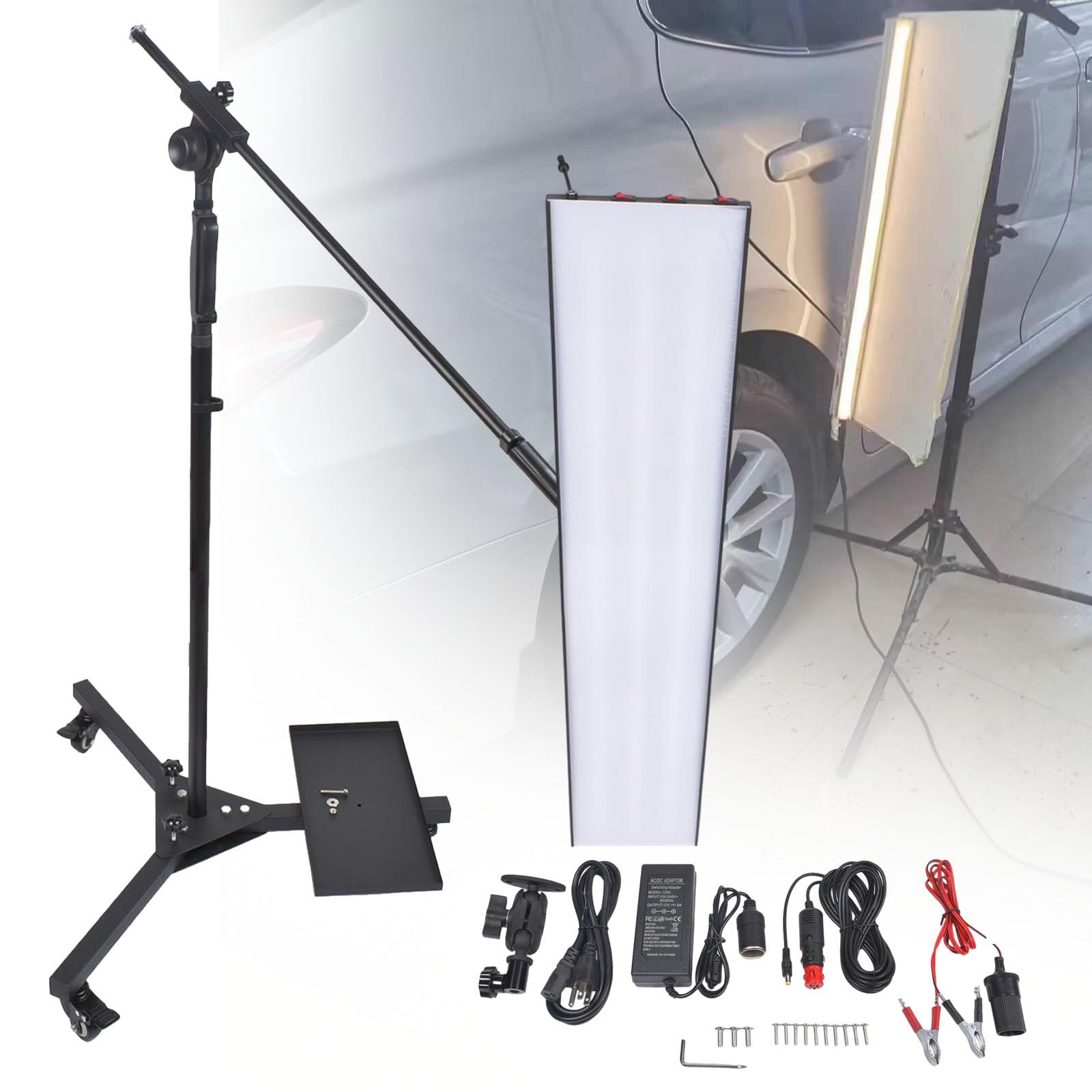 車のデントリペア検査ツール、LEDラインライト、車のデントリペア 