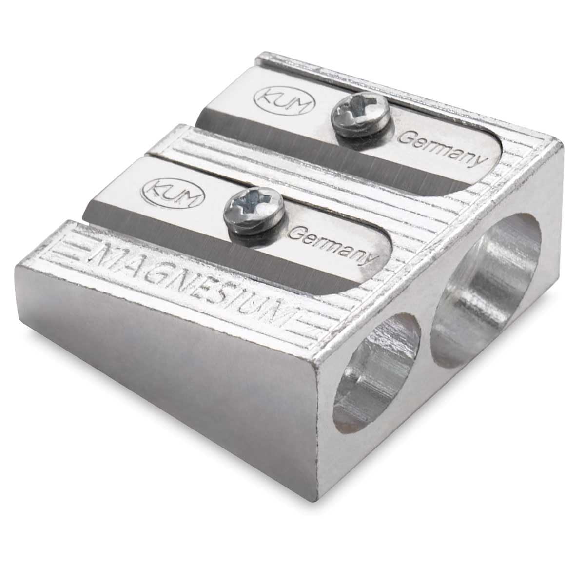 2-hole Pencil Sharpener Magnesium Alloy Wedge Profile