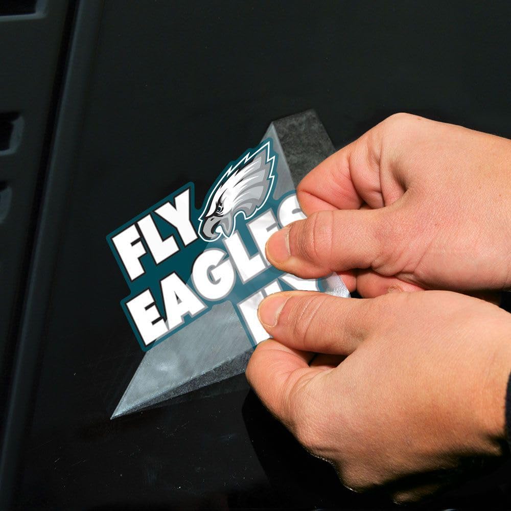 WinCraft Philadelphia Eagles Slogan Perfect Cut Color Decal 4