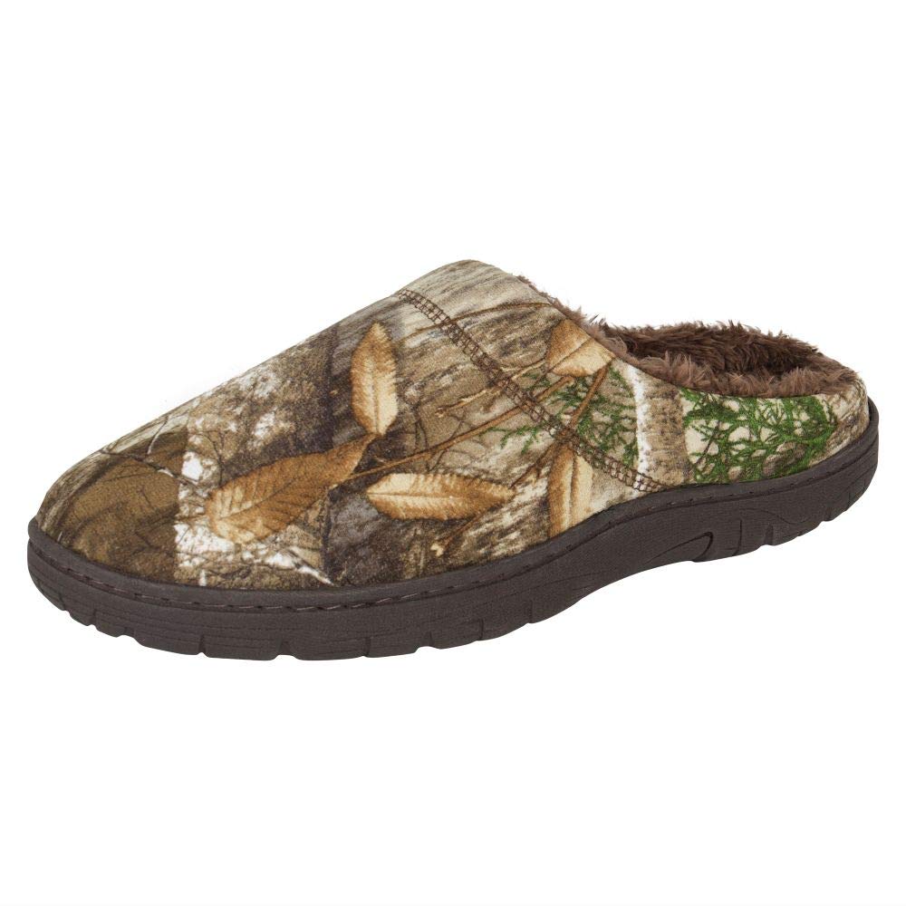 RealtreeMen's Memory Foam Camo Moccasin House Slipper Indoor/Outdoor