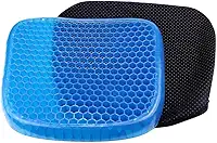 Assento De Silicone Egg Azul Almofada para Hemorroida Almofada para Coccix Ovo Almofada de Gel para Cadeirante Anatomica Protetor Com Gel Capa Supermedy Almofada Prostata Ortopedica
