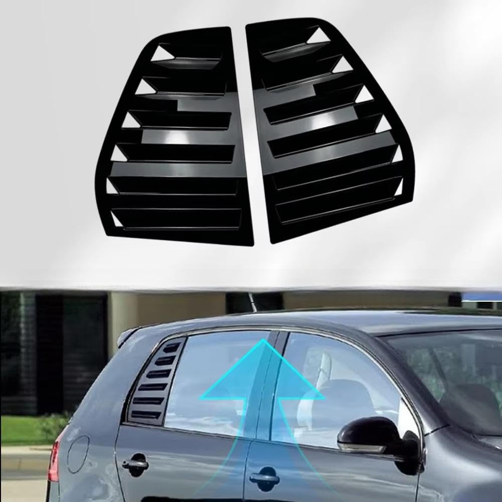 Rivestimenti Esterni Per Feritoia Posteriore Golf MK5 5 Porte 2004-2008 | Stile Posteriore Migliorato, Struttura ABS Affidabile, Facile E Conveniente(Catbon fiber look)