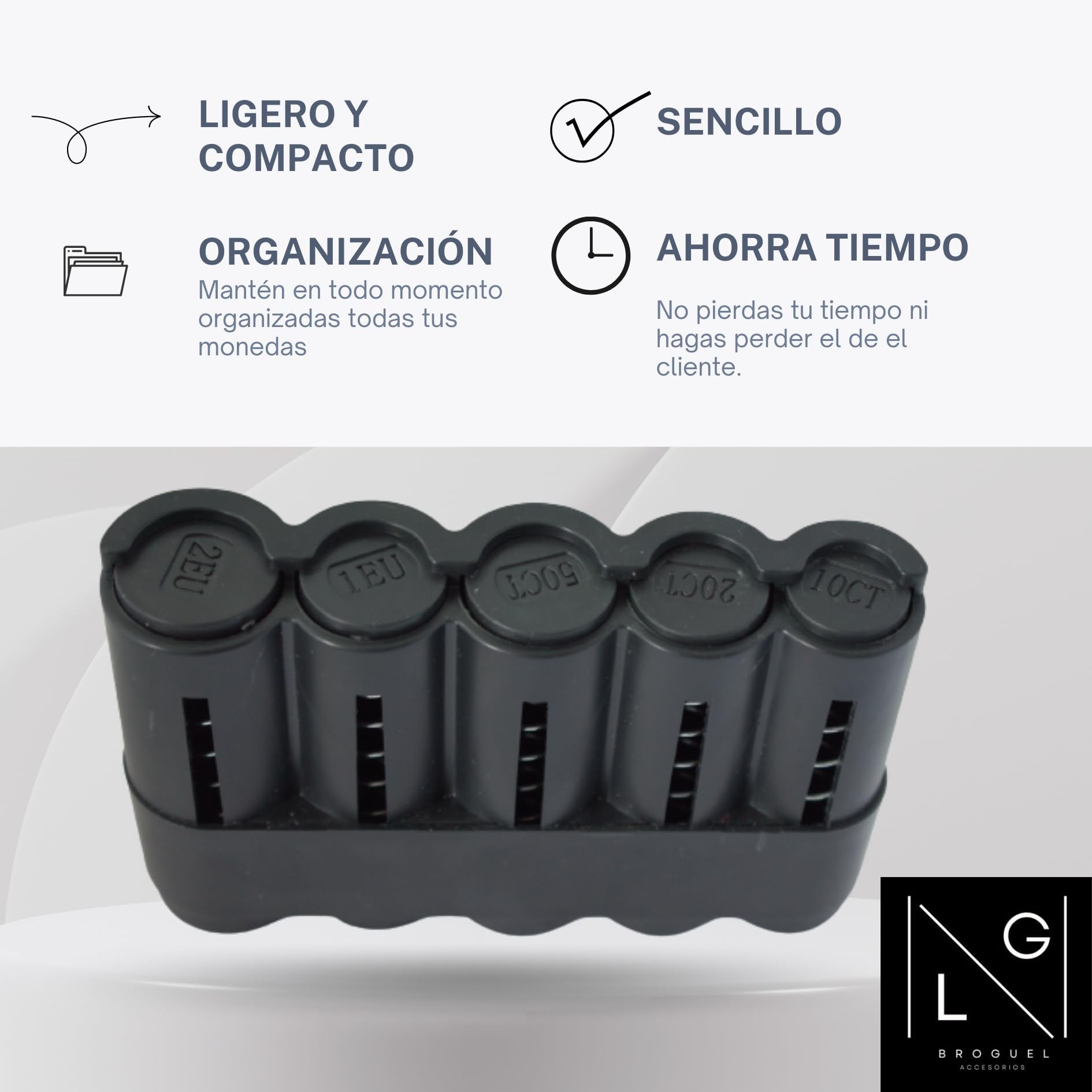 Portamonedas, Clasificador de Monedas, Monedero Taxista, Portamonedas Taxi, Monedero Taxista y Camarero, Organizador Monedas, Porta Dinero, Clasificador Monedas, Porta Monedas.