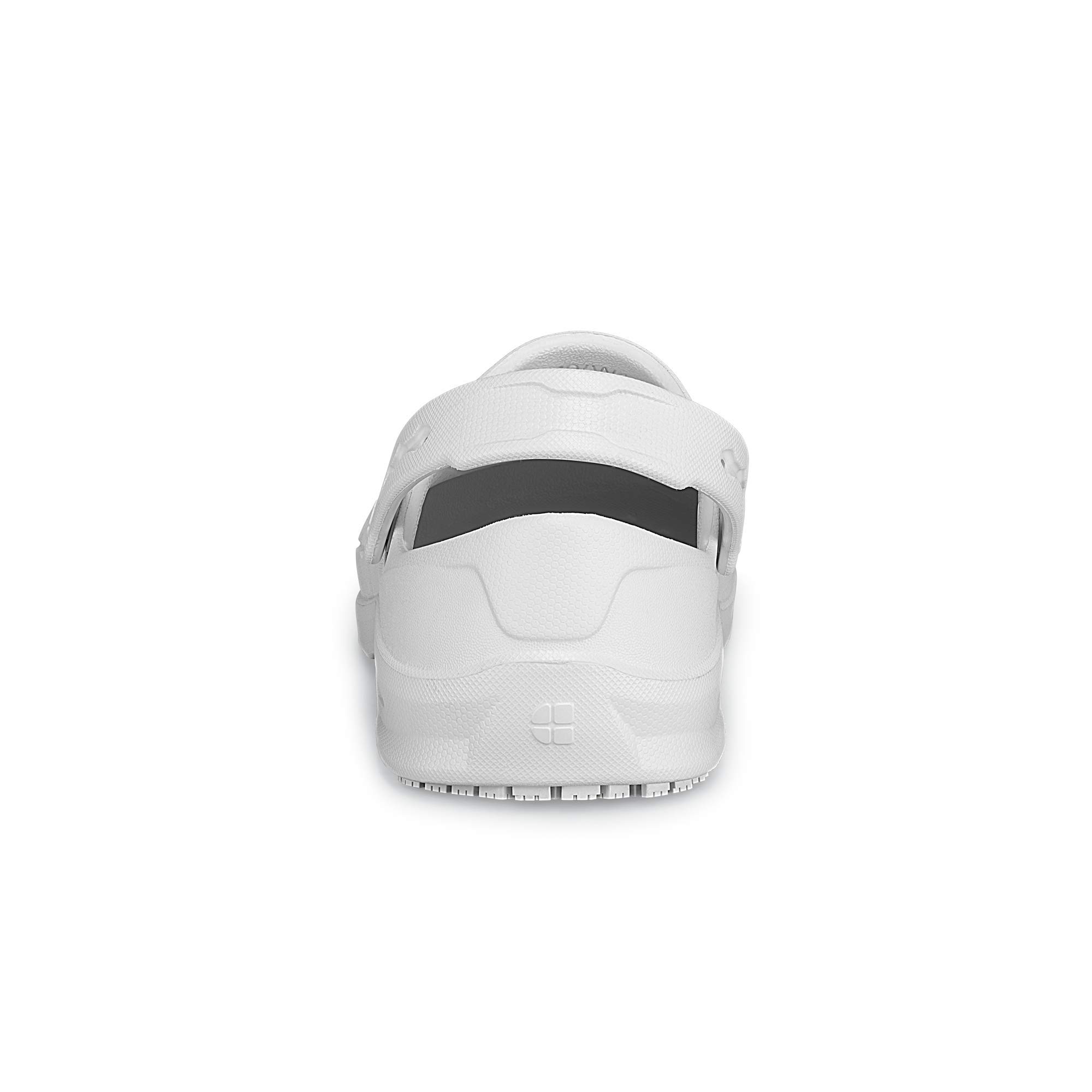 Shoes for Crews Buty robocze ZINC – wygodne, wodoodporne i antypoślizgowe chodaki do pracy zmianowej, personelu medycznego i kuchennego, dla mężczyzn i kobiet, biały, 44 EU