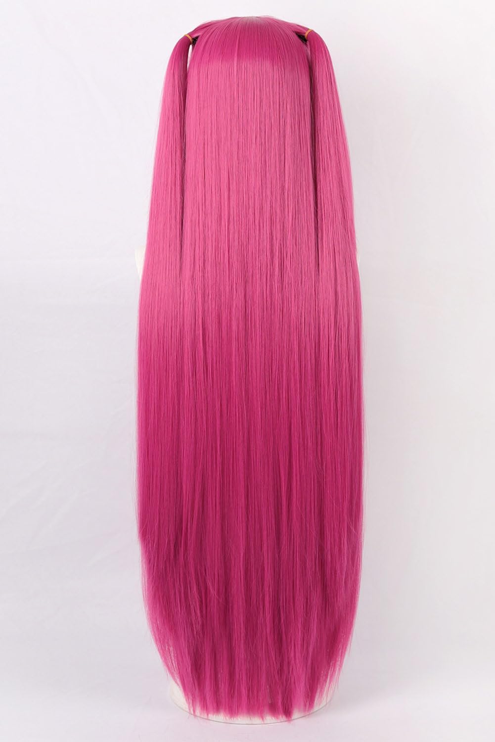 PORSMEER Parrucca Costume Cacciatori di Demoni Mira, parrucche per cosplay, lunghe, lisce, rosa acceso, accessorio per capelli per donne e ragazze (Demon Hunters-Mira)