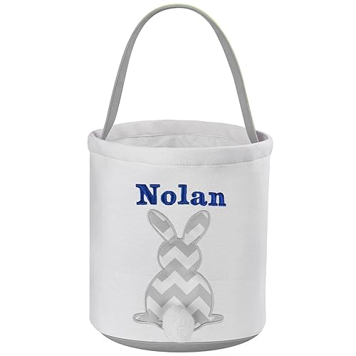 Miniatura 1 de VAPCUFF - Cestas de Pascua personalizadas para niños, cesta de Pascua, regalos de Pascua, cesta de conejo de Pascua, cesta de caza de huevos de