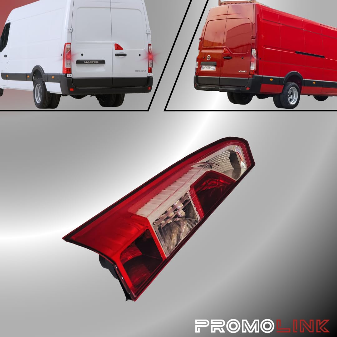 Luce Posteriore Compatibile con Renault Master Opel Movano Nissan NV400 dal 2010 con E-Prüf 265500023R 265550023R (Destra)
