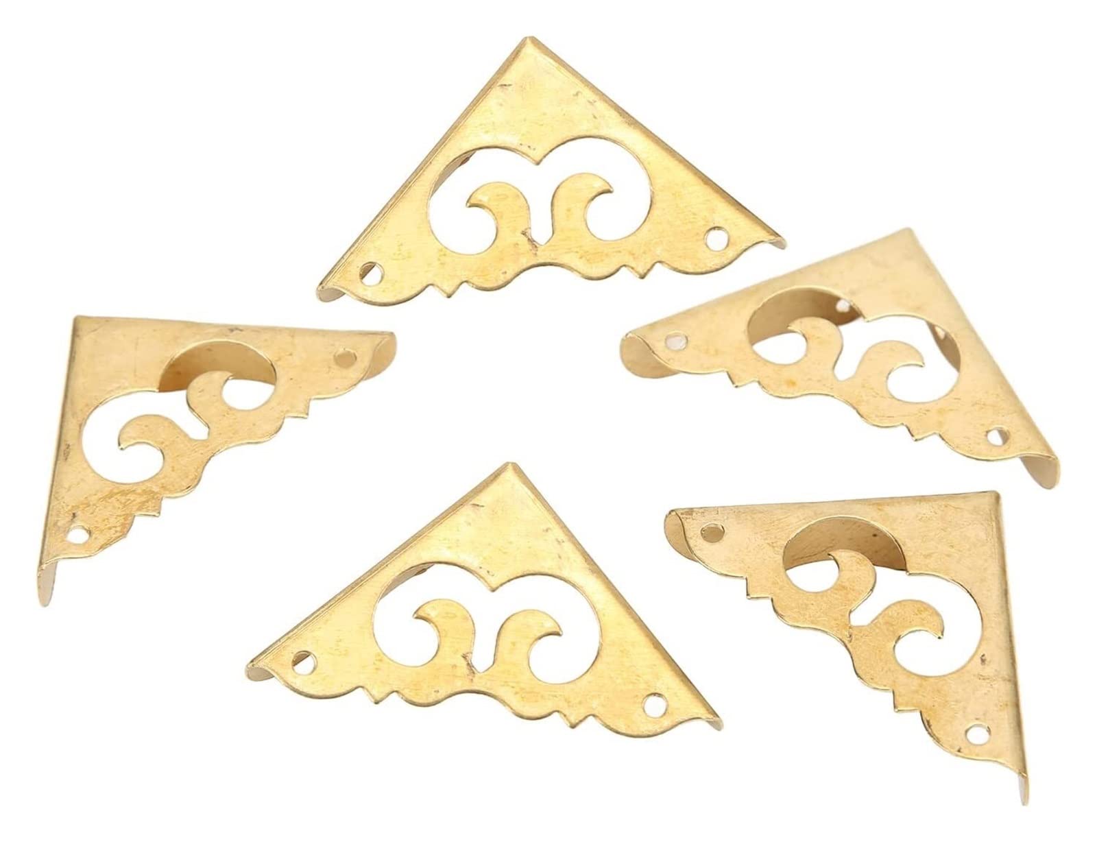 Paraspigoli, Angoli Decorativi for scatole in Bronzo Antico