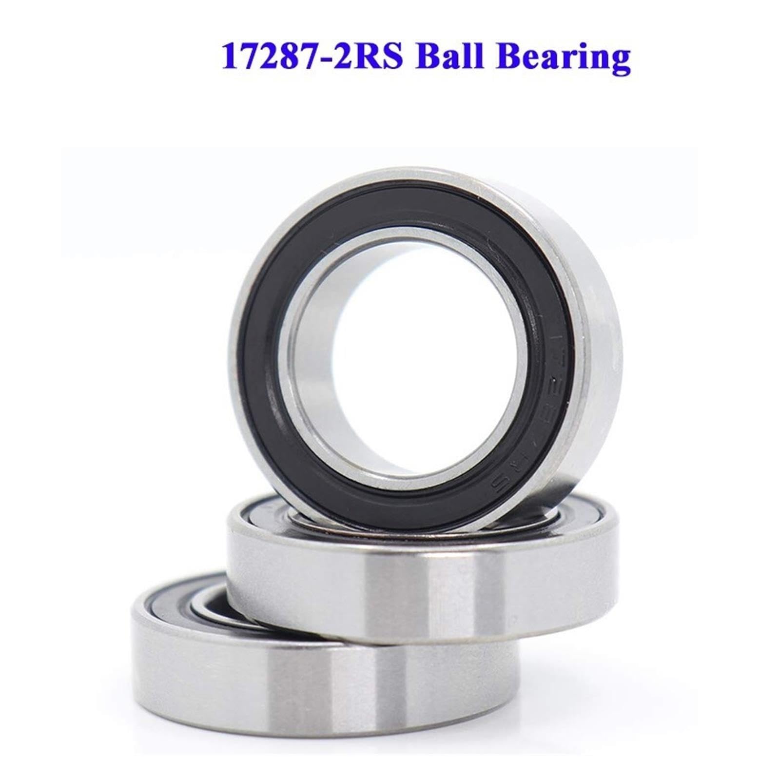5/10 Stück 17287-2RS Kugellager 17 x 28 x 7 mm Hybrid-Keramik-Freilaufnabenlager Mountainbike(ABEC-1,10pcs)