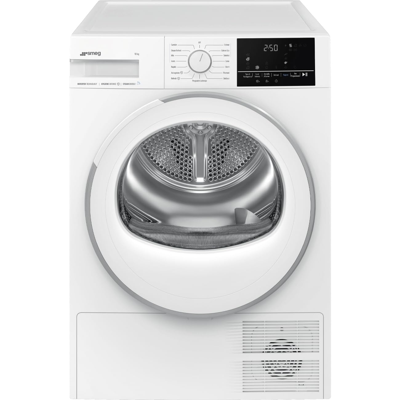 DN10SEC - Asciugatrice 10 Kg, con Pompa di Calore, Libera installazione, Classe energetica C