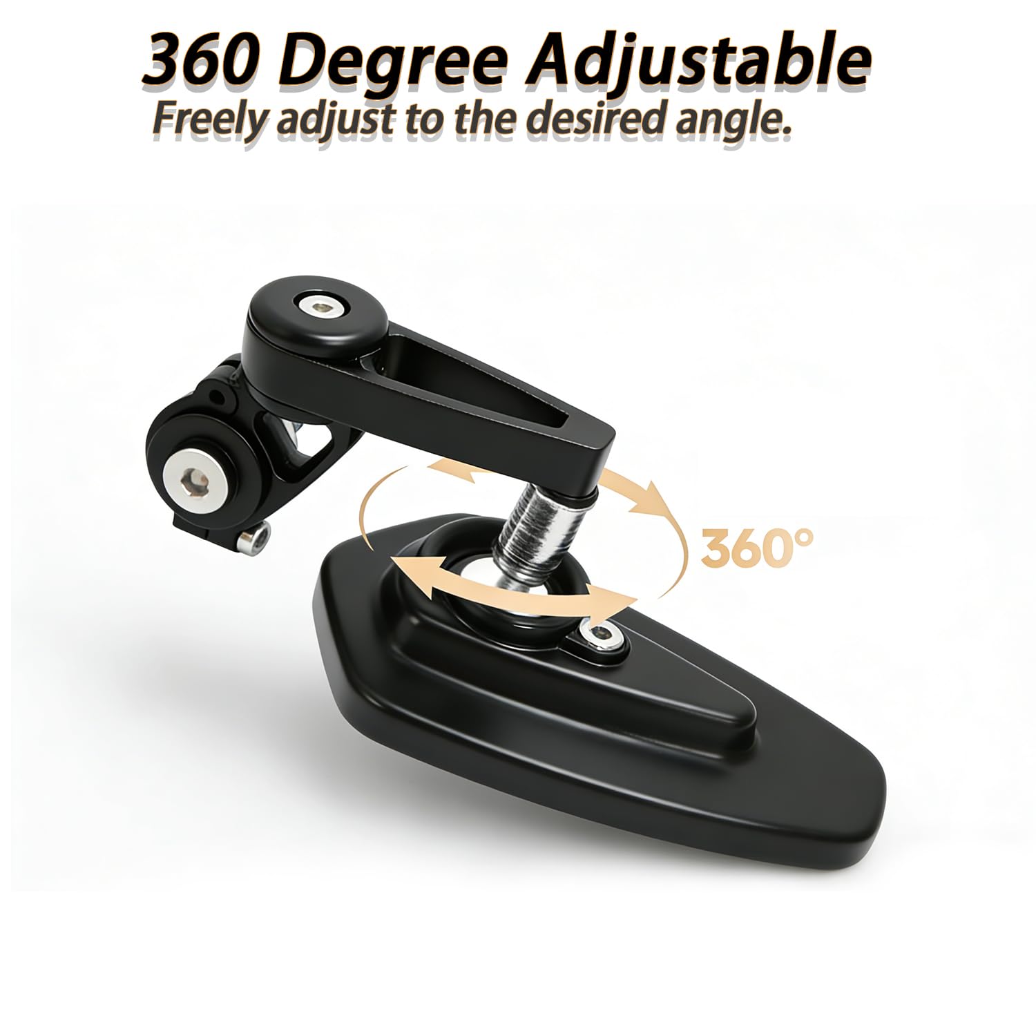 Rétroviseurs de guidon moto universels 7/8" 22mm Rétroviseurs Latéraux Moto pour GROM MSX125 Z650 Z750 Z900 MT-03 MT-07 FZ-07 MT-09 FZ-09 MT-10 FZ-10 MT-25 SV650 SV1000