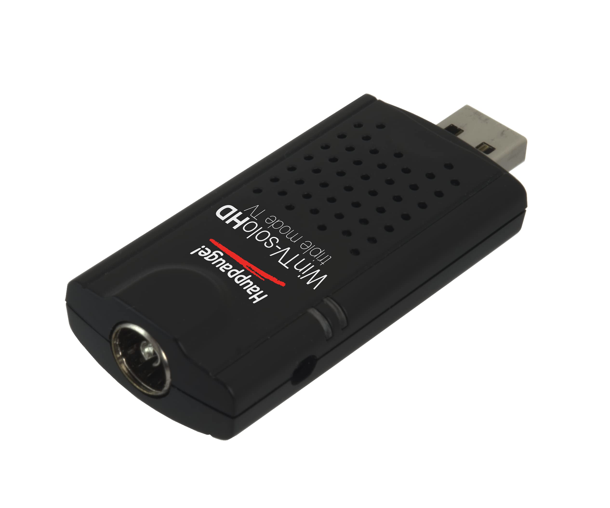 Hauppauge WinTV-soloHD modèle 01589 - Tuner TV USB - TNT-HD, télévision numérique TNT (DVB-T2, DVB-T, DVB-C) pour Ordinateur Portable ou PC Windows 11, 10, 8 ou 7. pour USB 2.0 ou 3.0