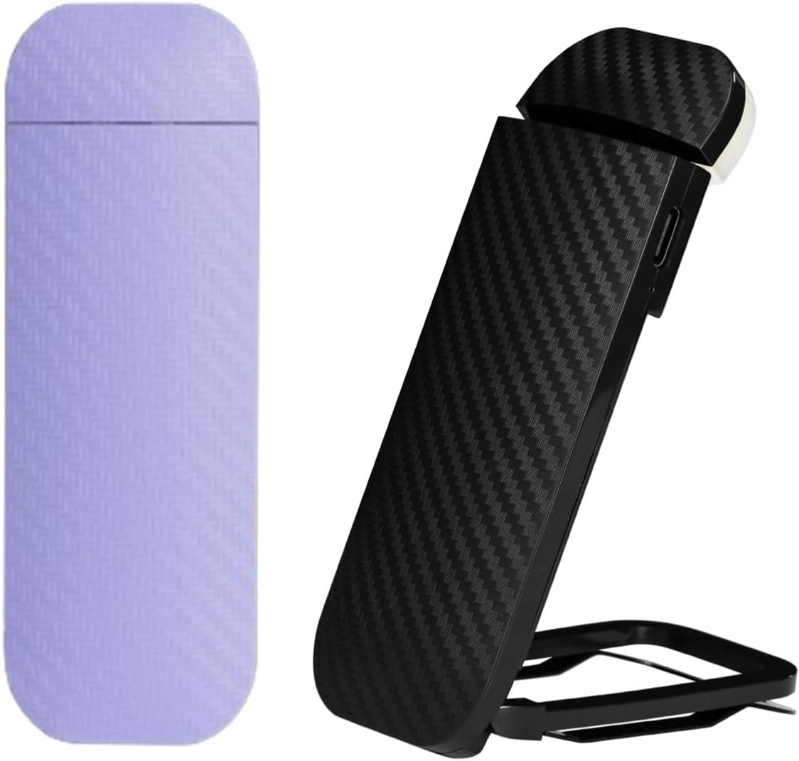 HEMONNKAM Book Reading Light, 2 Pack Rechargeable Clip on Booklight, Eye Caring 3 Color Temperatures & 5 Brightness Levels, Night Use for Bed, Long Lasting, Reading at Night in Bed, Purple+Black