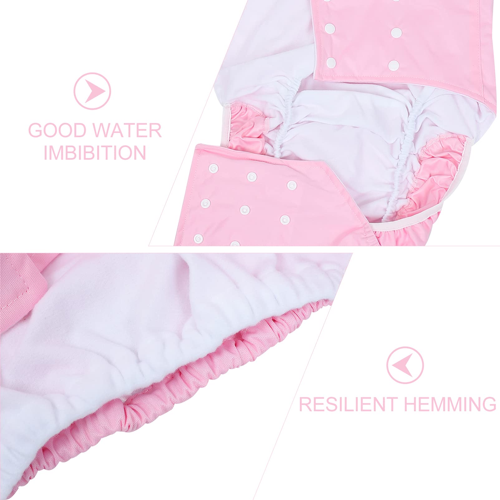 Didiseaon Menstrual Pants Soft and Breathable Reusable Washable Diapers for Men Women and Elderly