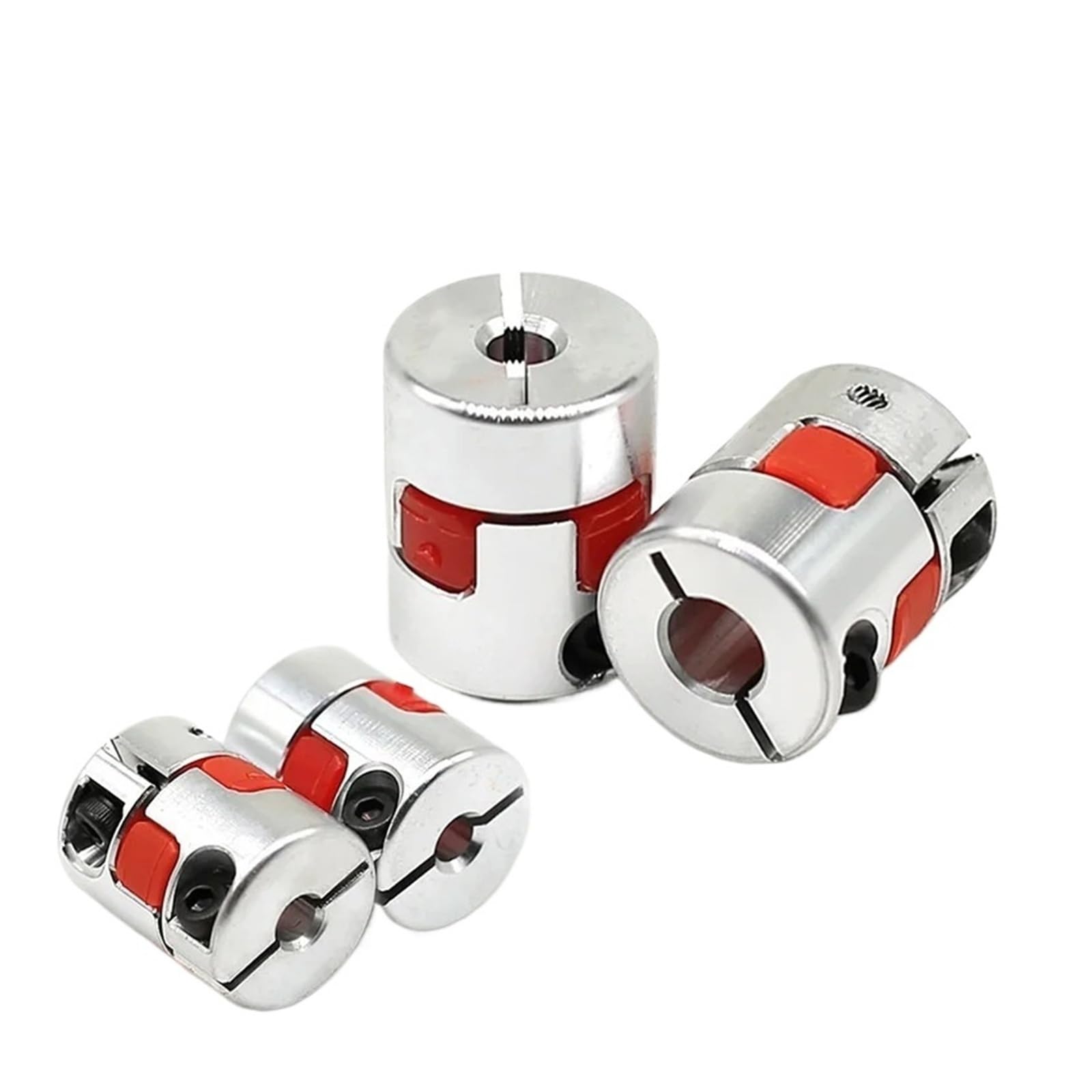 Acoplamiento flexible de aluminio D20L25 de 5 x 8 mm, 3 mm, 4 mm, 5 mm, 6 mm, 6,35 mm, 7 mm, 10 mm, acoplador flexible de aluminio (6 x 7)