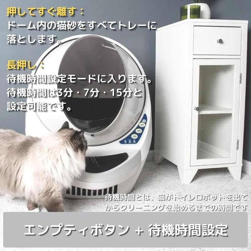 Amazon | 猫 トイレ 自動 リッターロボット3 元祖ねこおじさんご愛用 