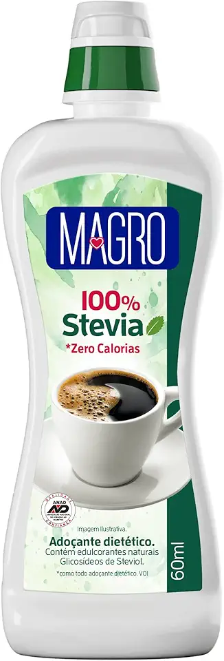 Adocante Magro 100% Stevia De 60ml