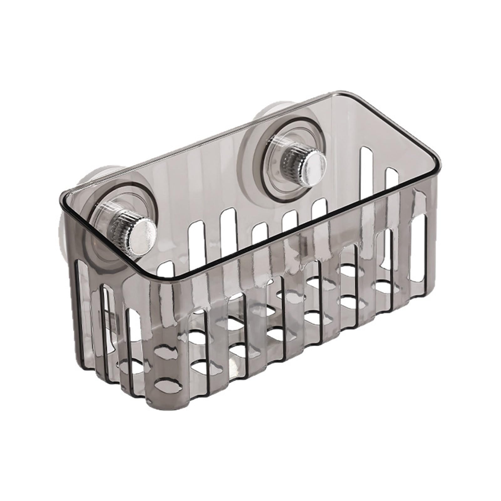 Jazuaiao Practical Over Sink Organizers Rack with Strong Adhesive Cups for Storing Kitchen Sponges Brushes Suction Cup Sink Organizers