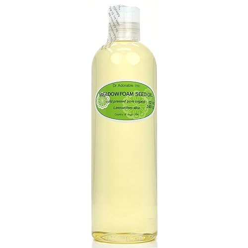 Dr Adorable - 12 oz - Aceite de semilla de Meadowfoam - 100% puro natural orgánico prensado en frío