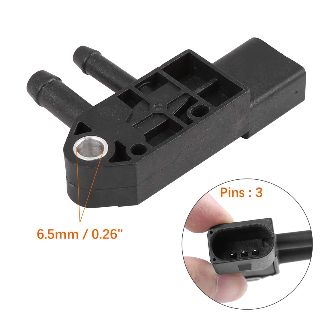 Sensore Di Pressione Differenziale DPF 076906051A Per Audi S4 S6, VW TDI - 3 Pin - Foto 9