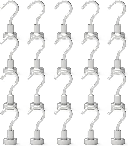 Ganchos magnéticos para refrigerador, accesorios de crucero, súper imanes de 10 libras con neodimio de tierras raras para colgar, soporte de puerta,