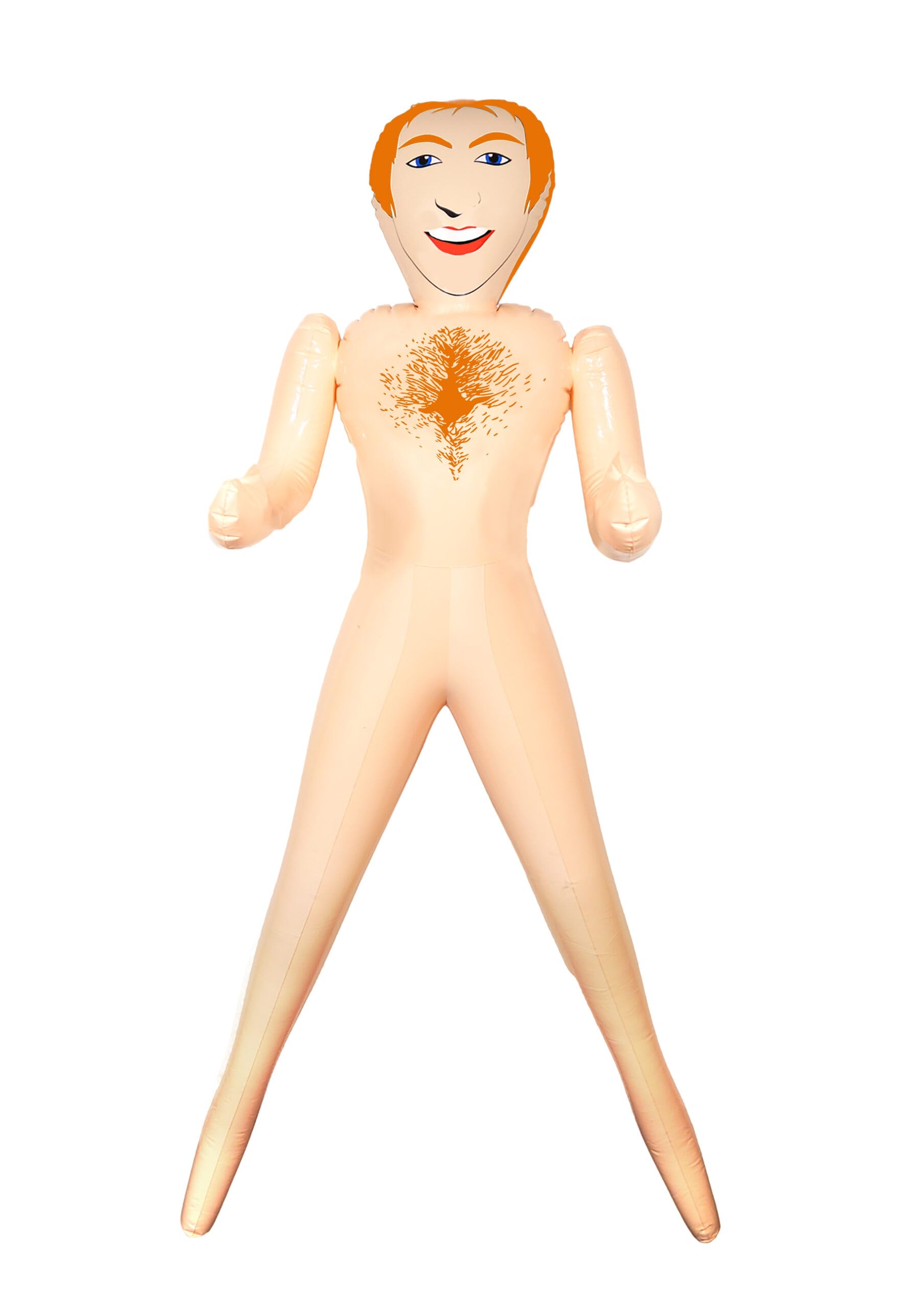 Zopper Men's Ginger Hair Ginger Blown Up Doll | Hen Party Inflatable Blown Up Doll With 150Cm Great Fun For Hen & Bachelor Parties, Photo Booth Prop, Pranks, Party Props And Gag Gifts