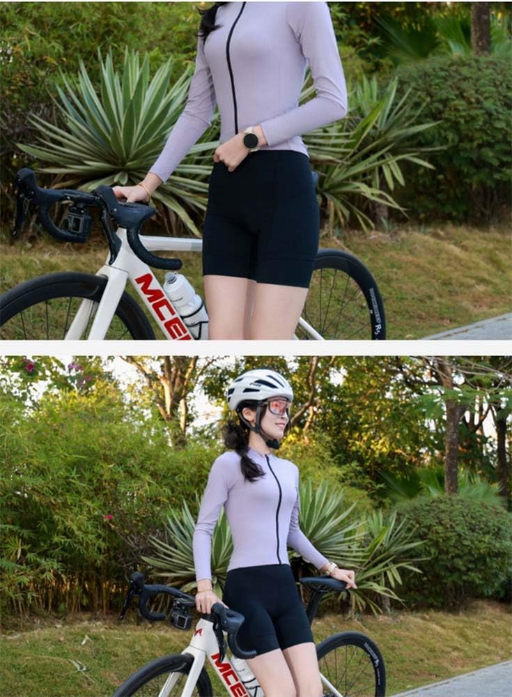 Pantalones Cortos de Ciclismo para Mujer 3D Gel Padded Bike Bicycle MTB Liner Undershorts Breathable Shockproof Quick-Drying