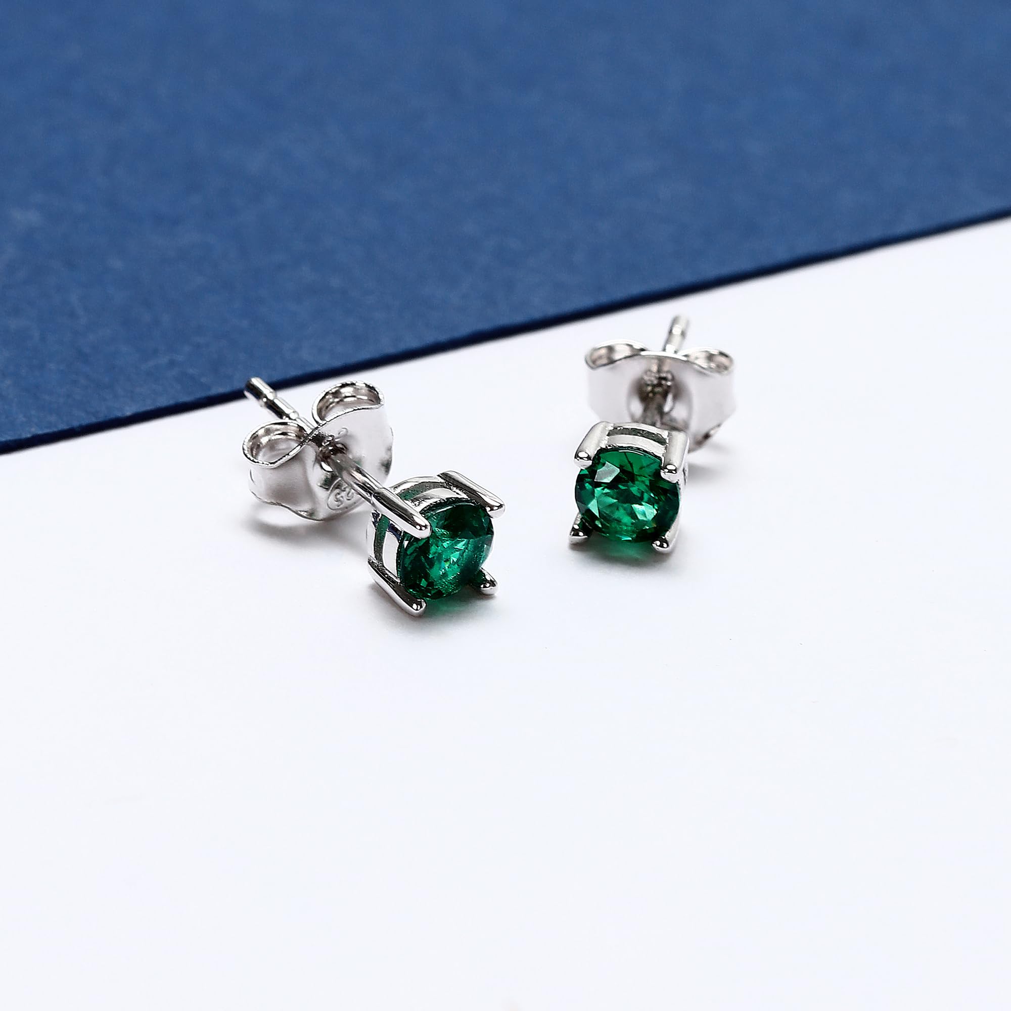 Morellato Orecchini Donna Argento 925% Riciclato, Zirconi Verdi, Collezione Tesori - SAIW176
