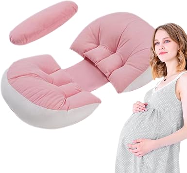 Pregnancy Pillow for Sleeping, Comfortable Seashell Shaped Lumbar Cushion Tummy Support | Pregnancy Pillow Petals Support Your Abdomen During Pregnancy and Protect Your Lumbar Spine Side Sleeping Artifacts Pregnancy Side Sleeping Lumbar Cushion, Abdominal Support Shell Pillow for Side Sleeping Pregnancy Supplies