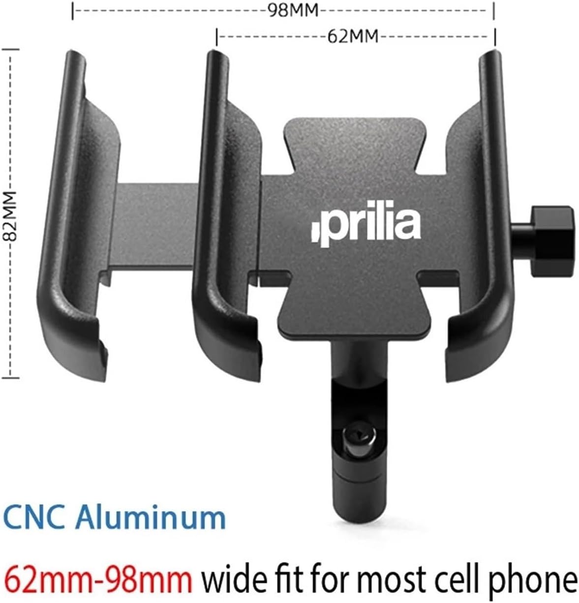 Motorcycle Phone Mount，Motorcycle Accessories，Handlebar Phone Mount for SRMAX300 SRMAX250 GPR150 GPR125(Silver)